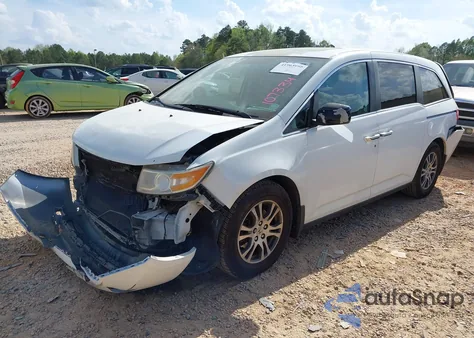 2013 Honda Odyssey Ex-L from USA, damaged, VIN 5FNRL5H61DB073972